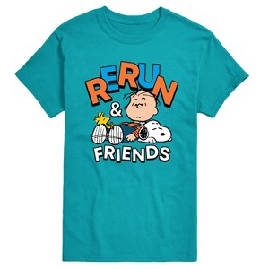 Men's - Peanuts - Rerun And Friends Short Sleeve Graphic T-Shirt - 1 of 4
