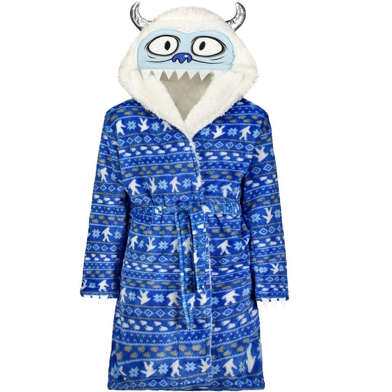 Sleep On It Boys Plush Fleece Robe with 3D Character Hood, 1 of 5