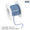 Unique Bargains DIY Bag Clothing Decoration Crystal Rhinestone Sew on Close Claw Chain Trim - 2 of 4