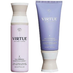 VIRTUE Full Shampoo (8 oz) & Conditioner (6.7 oz) DUO SET Alpha Keratin Thickens, Volumizes Fine or Thin Hair | Sulfate Free Kit - 1 of 4