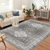 COZONY Large Vintage Area Rug Traditional Distressed Print,Non-Slip Soft for Bedroom, Living Room, Dining Room, Durable Pet-Friendly Home Decor Rug - 2 of 4
