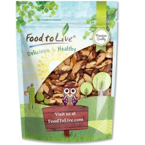 Dry Roasted Brazil Nuts with Himalayan Salt – Oven Roasted, Lightly Salted, No Oil Added, Whole. Vegan, Kosher, Bulk. High in Protein and Selenium. - 1 of 4