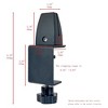 Evo Bytes 2-Piece Adjustable Desk Divider Clamps - 2 of 4