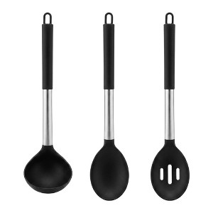 邦楽 NINO GREASY SPOON VMCH-1038 REGALWOVEN Silicone Heat Resistant Dishwasher Safe Cooking Spoon 3