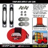 SNAP-LOC E-Track Single Truck Trailer Tie-Down Anchor Kit with 2 in x 16 ft Cam Strap 3,000 lb - 2 of 4