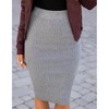 Women's Ribbed Sweater Skirt - Grace & Lace - 3 of 4