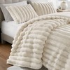 YOOCOZZ Ultrasoft Faux Fur Ribbed Comforter Set - 4 of 4