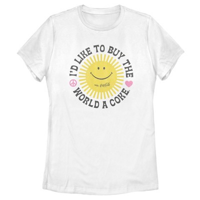 Women's Coca Cola Unity Sunshine Logo T-Shirt