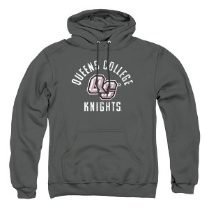 Queens College Official Knights Logo Adult Pull-Over Hoodie - 1 of 4