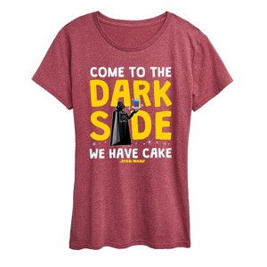 Women's - Star Wars - Come To The Dark Side Short Sleeve Graphic T-Shirt - 1 of 4
