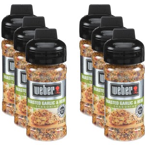 Weber Seasoning Roasted Garlic & Herb - Pack of 6 - 2.75  OZ - 1 of 4