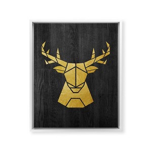 Nick Nelson Deer Symmetry Framed Art Canvas - Society6 - 1 of 4