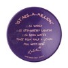 7.75 In Stars-A-Million Wine Glass Hand Painted Wine Glasses - 2 of 3