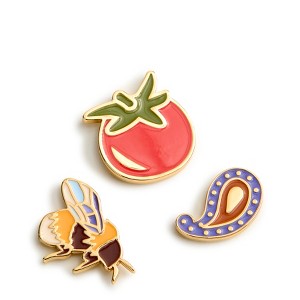 Vera Bradley Women's Enamel Pins Set - 1 of 2