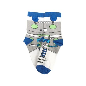 Robbie the Calculating Robot Socks Kids Socks (Ages 0-7) from the Sock Panda - 1 of 4