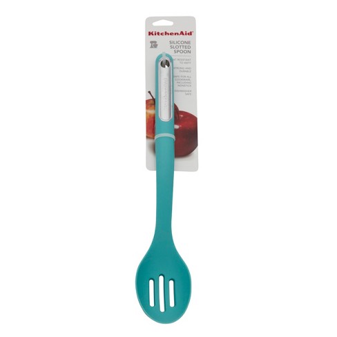 Kitchen Utensils Gadgets Kitchenaid Silicone Spoon Spatula Aqua