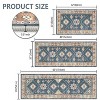 DOMETOUR Kitchen Rugs 3 Piece,Washable Non Slip Runner Rug,Farmhouse Hallway Doormat for Home Decor - 4 of 4