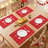 REGALWOVEN Love Hearts Placemats Set of 6, Happy Valentine's Day Dining Table Place Mats, Wedding Anniversary Holiday Decor - 3 of 4
