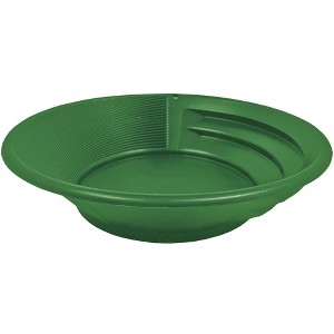 Sluice Fox Gold Pan with Vanishing Riffle Set;  spiral gold finishing pan; gold rush prospecting supplies for your gold panning kit - 1 of 4