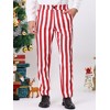 INSPIRE CHIC Men's Classic Fit Flat Front Business Work Prom Striped Pants - 3 of 4