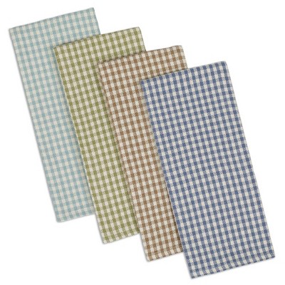 4pk Cotton Assorted Lakehouse Dishtowels - Design Imports