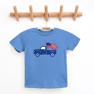The Juniper Shop Truck With Flag Toddler Short Sleeve Tee - 1 of 2