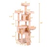 Cat Tower, Wood Cat Tree Tower for Indoor Cats - 3 of 4