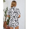Women 2 Piece Outfit Summer Short Sleeve Top and Shorts Sweatsuit Sets with Pockets - 4 of 4