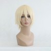 Unique Bargains Women's Wigs 14" with Wig Cap Gold Tone - 2 of 4