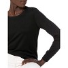 Women's Classic Fit Long Sleeve Lightweight Knit Crewneck Sweater Casual Basic Tops - 3 of 4