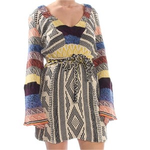 Free People Womens Patchwork Sweater Dress - 1 of 1