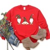 Simply Sage Market Women's Graphic Sweatshirt Leopard Gnomes - 3 of 4