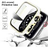 Worryfree Gadgets Bumper Case with Screen Protector for Apple Watch 38mm, White/Silver - 3 of 4