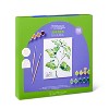 4pk Paint-By-Number Canvas Board Kit Florals - Mondo Llama™: Adult Painting Kit with Acrylic Paint & Brush - image 4 of 4