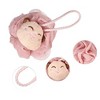 Unique Bargains Bathroom Cartoon Bath Shower Loofah Sponge 4.13"x4.53" Pink 1 Pc - 3 of 4