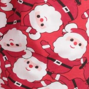 santa tossed 100% organic cotton