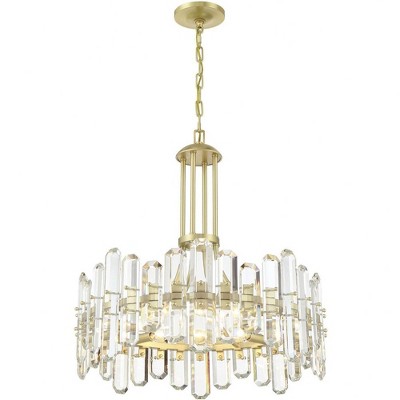 Crystorama Lighting Bolton 8 - Light Chandelier in  Aged Brass