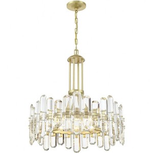 Crystorama Lighting Bolton 8 - Light Chandelier in  Aged Brass - 1 of 4