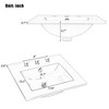KWPZQEB 20.3" Bathroom Vanity with Sink, Freestanding Storage Bathroom Vanity with 1 Soft Closing Cabinet, Bathroom Cabinet for Small Space - 4 of 4