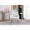CAVINAS Accent Chair with Gold Legs and Adjustable Legs,Modern Arm Chair for Bedroom,Reading Room - 2 of 4