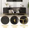 KIGFTSOD 70 Inch TV Stand – Heavy Duty Wood Media Entertainment Center with Cabinet Storage & Open Shelves, Modern Design for Living Room - 3 of 4