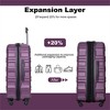 BEAFUP Expandable 3 Piece Luggage Sets PC Lightweight & Durable Suitcase with Two Hooks, Spinner Wheels, TSA Lock, (21/25/29) - 4 of 4