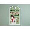 Snowman Christmas Wall Tag Metal 9 x 16 Inch Holiday Plaque by Melrose - 3 of 3