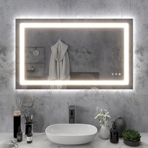 LED Front Light and Backlit Mirror - 1 of 4