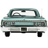 1964 Chevrolet Impala Azure Aqua Blue Metallic with Blue Interior Limited Ed to 200 pcs 1/43 Model Car by Goldvarg Collection - 4 of 4