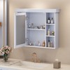 NicBex Bathroom Wall Mount Storage Cabinet Mirror Medicine Cabinet with Shelves - 4 of 4