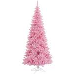 Vickerman Pink Fir Slim Artificial Christmas Tree