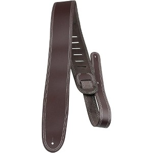 Perri's 2.5" Leather Guitar Strap With Contrast Stitch - 1 of 2