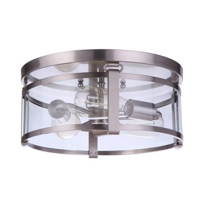Craftmade Lighting Elliot 3 - Light Flush Mount in  Brushed Polished Nickel
