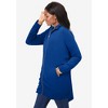 Jessica London Women's Plus Size Stretch Cotton Zip Front Hi-Low Jacket - 4 of 4